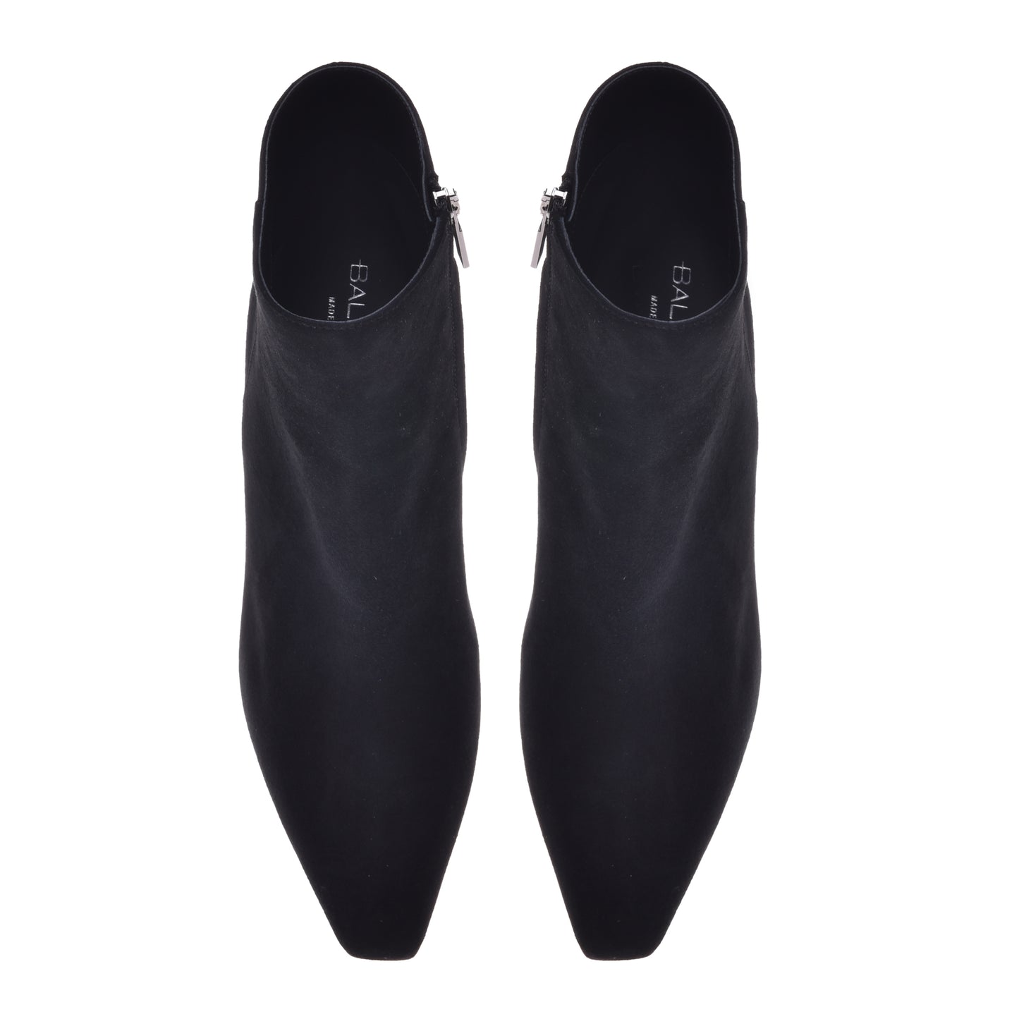 Ankle boot in black suede