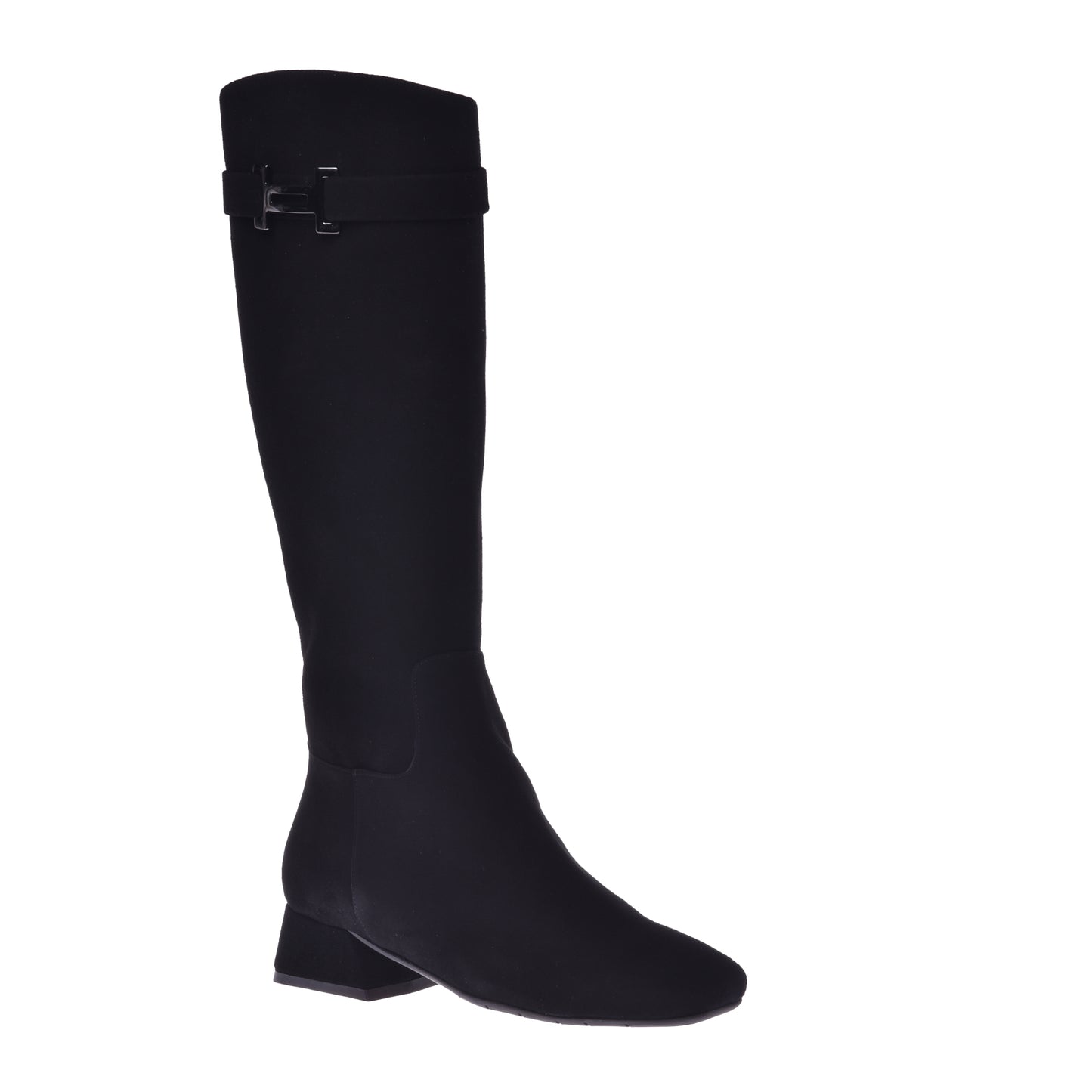 Bottes en daim noir