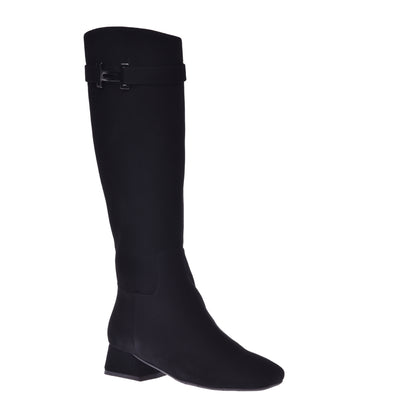 Bottes en daim noir
