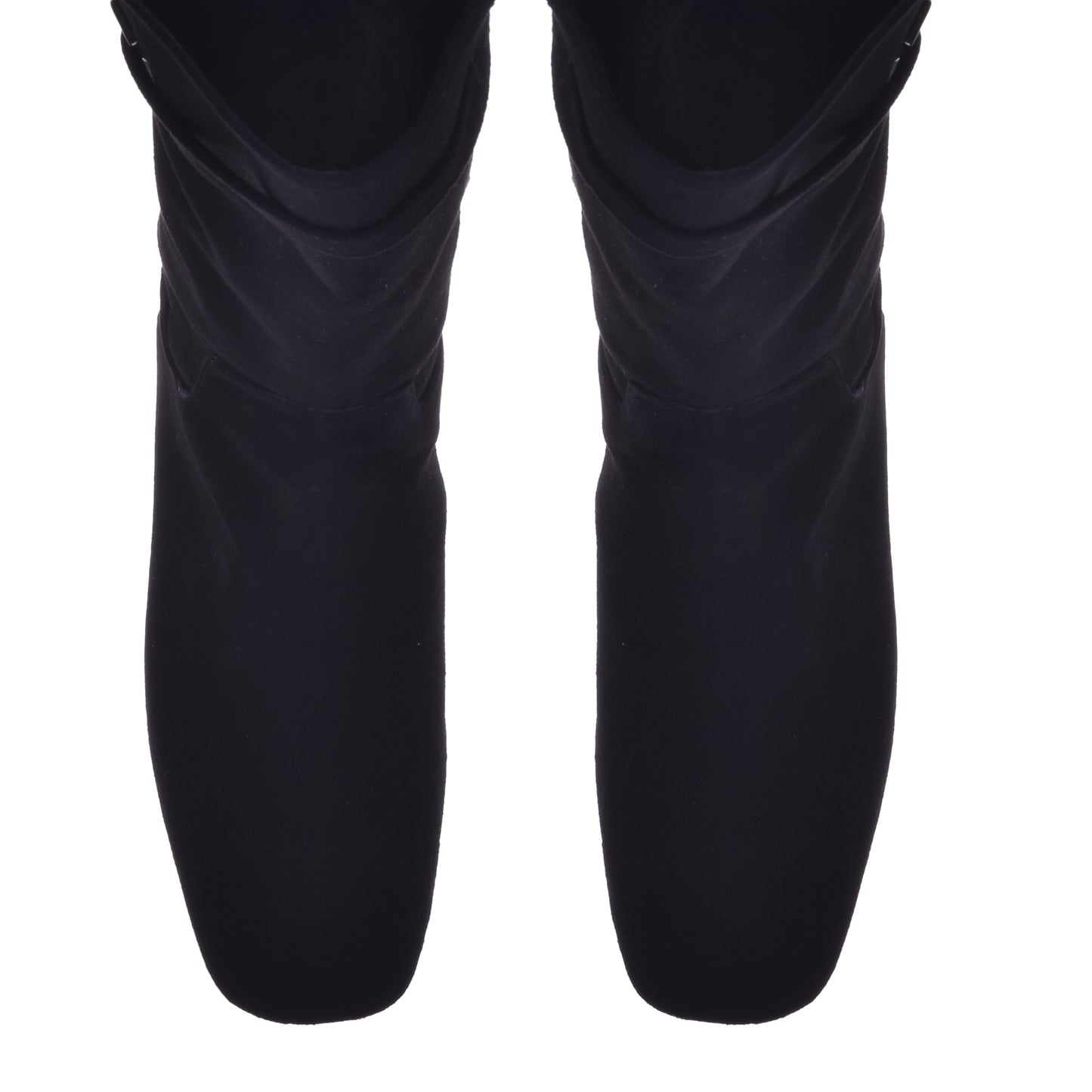 Bottes en daim noir
