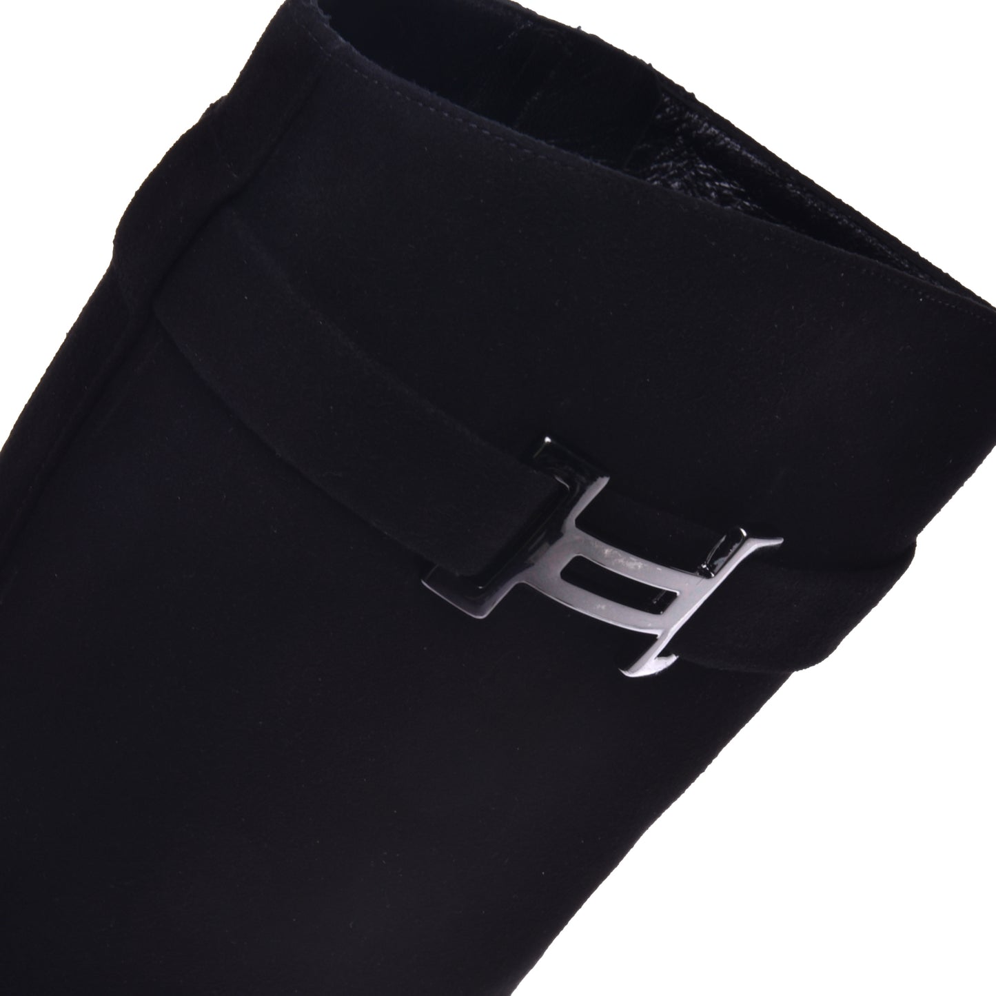 Bottes en daim noir