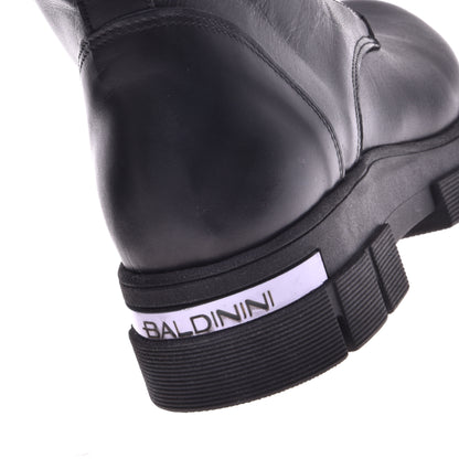 Stivali in vitello nero