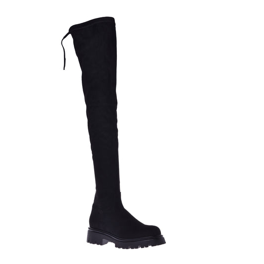 Bottes en daim noir