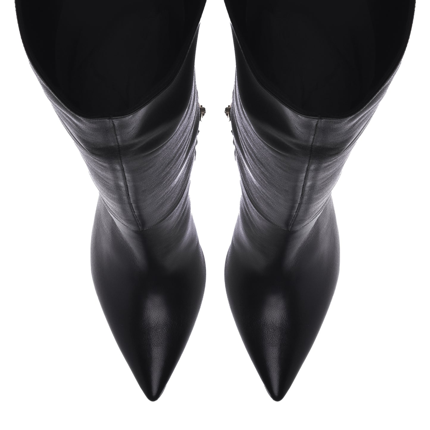 Black nappa boot