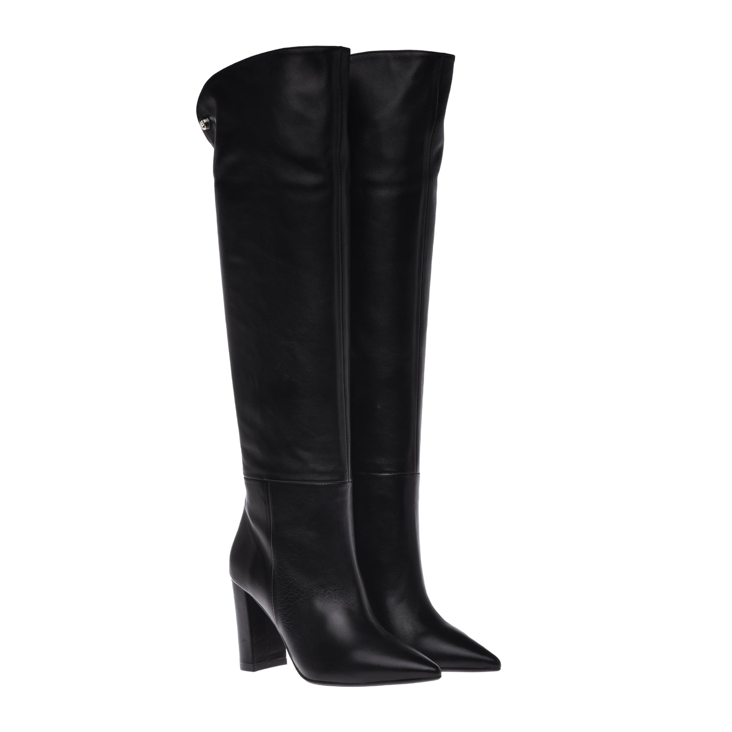 Black nappa boot