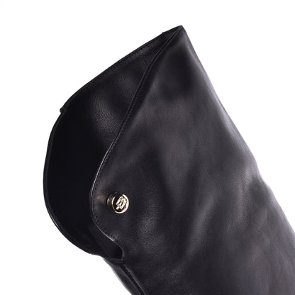 Black nappa boot