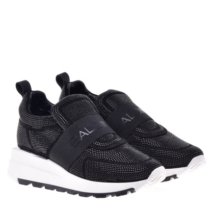 Sneakers en daim noir