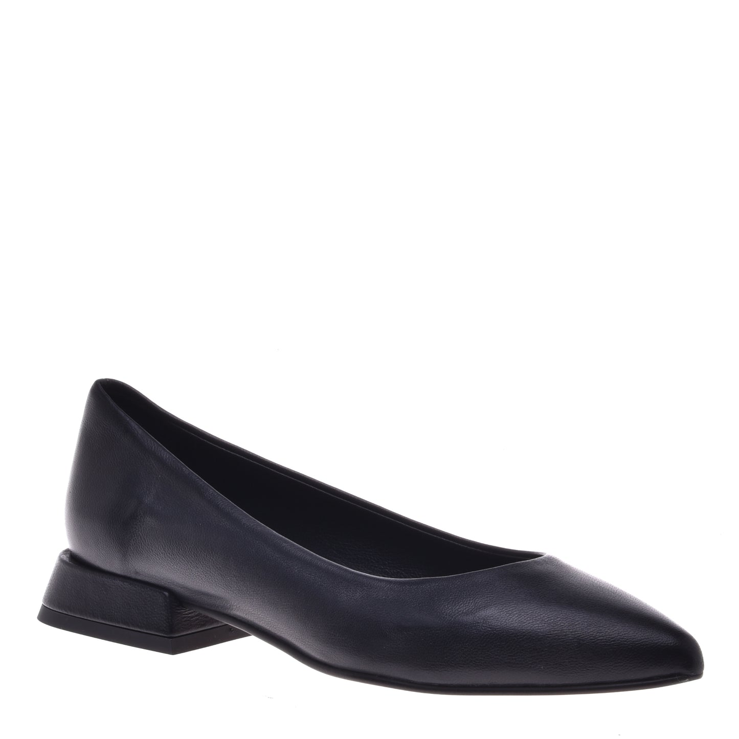 Ballerines en nappa noir