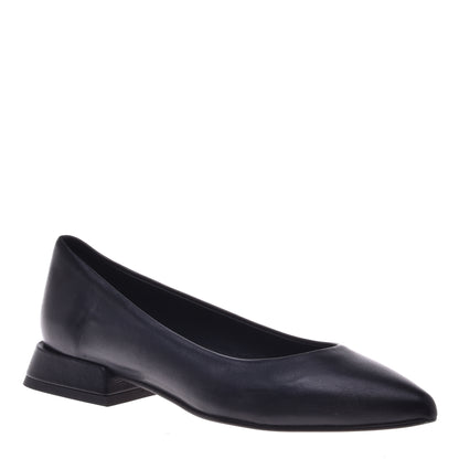 Ballerines en nappa noir