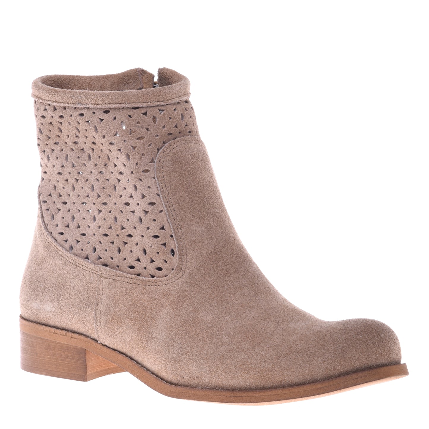 Desert boots en daim taupe