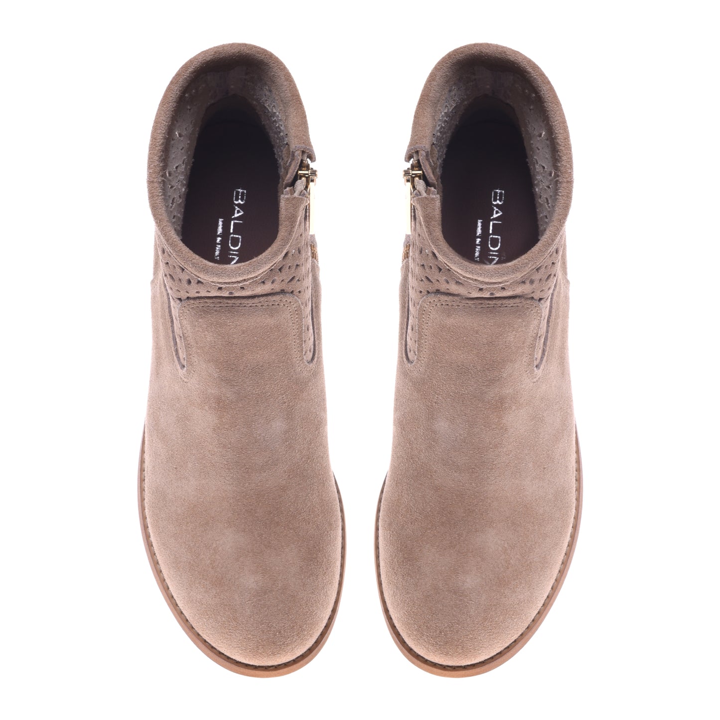 Desert boots en daim taupe