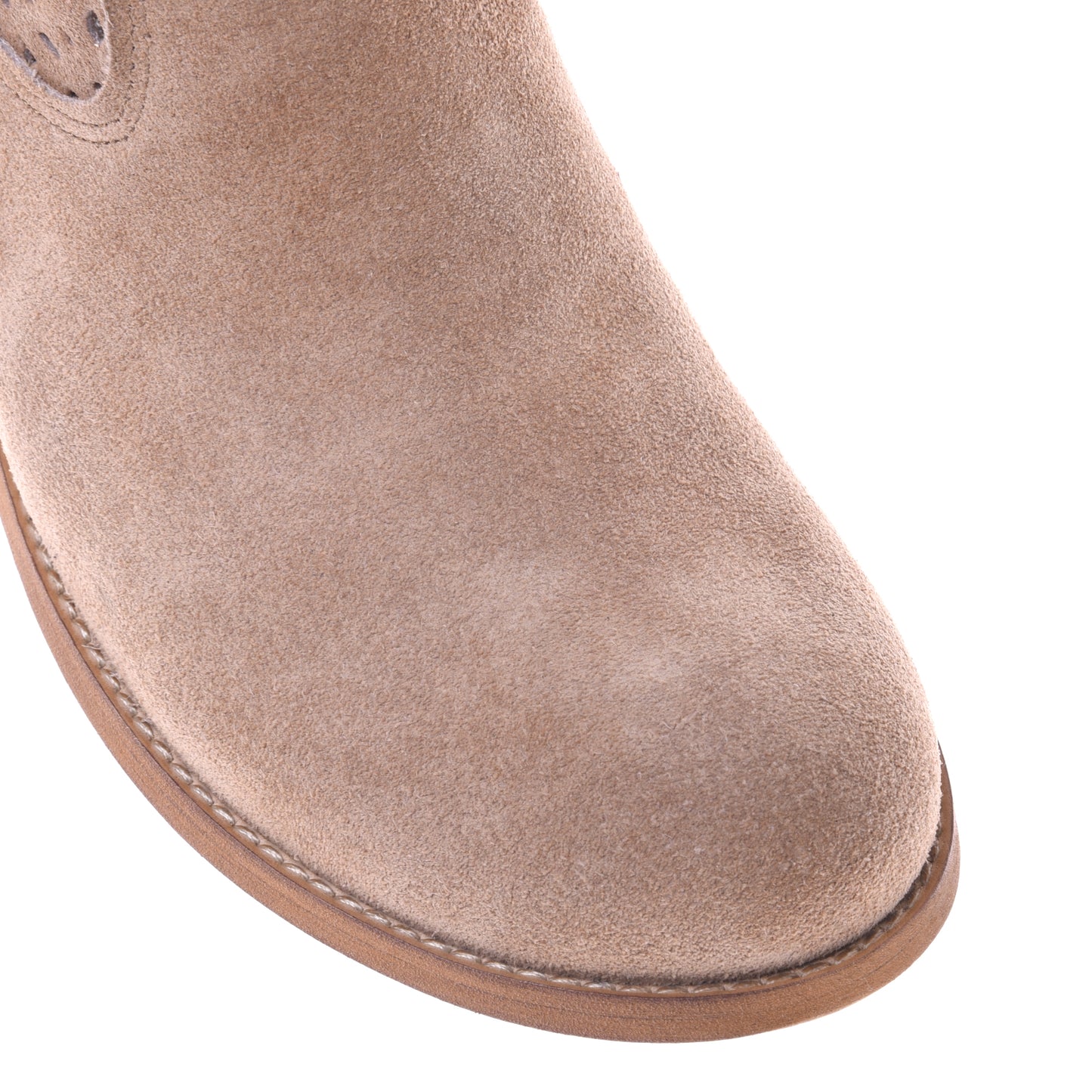 Desert boots en daim taupe