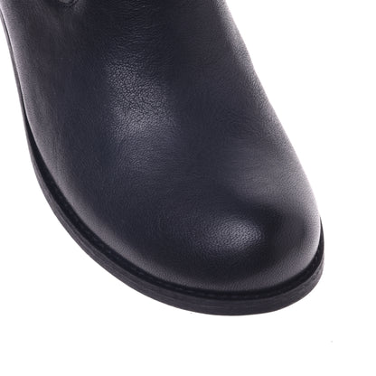 Desert boots en cuir de veau noir