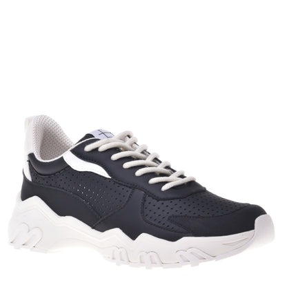 Sneakers noires en éco-cuir
