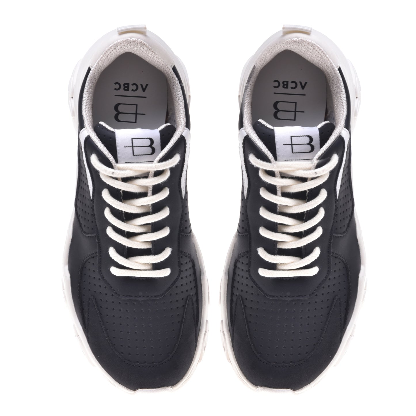 Sneakers noires en éco-cuir