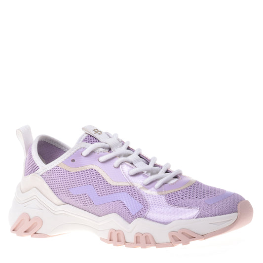 Sneakers lilas en éco-cuir
