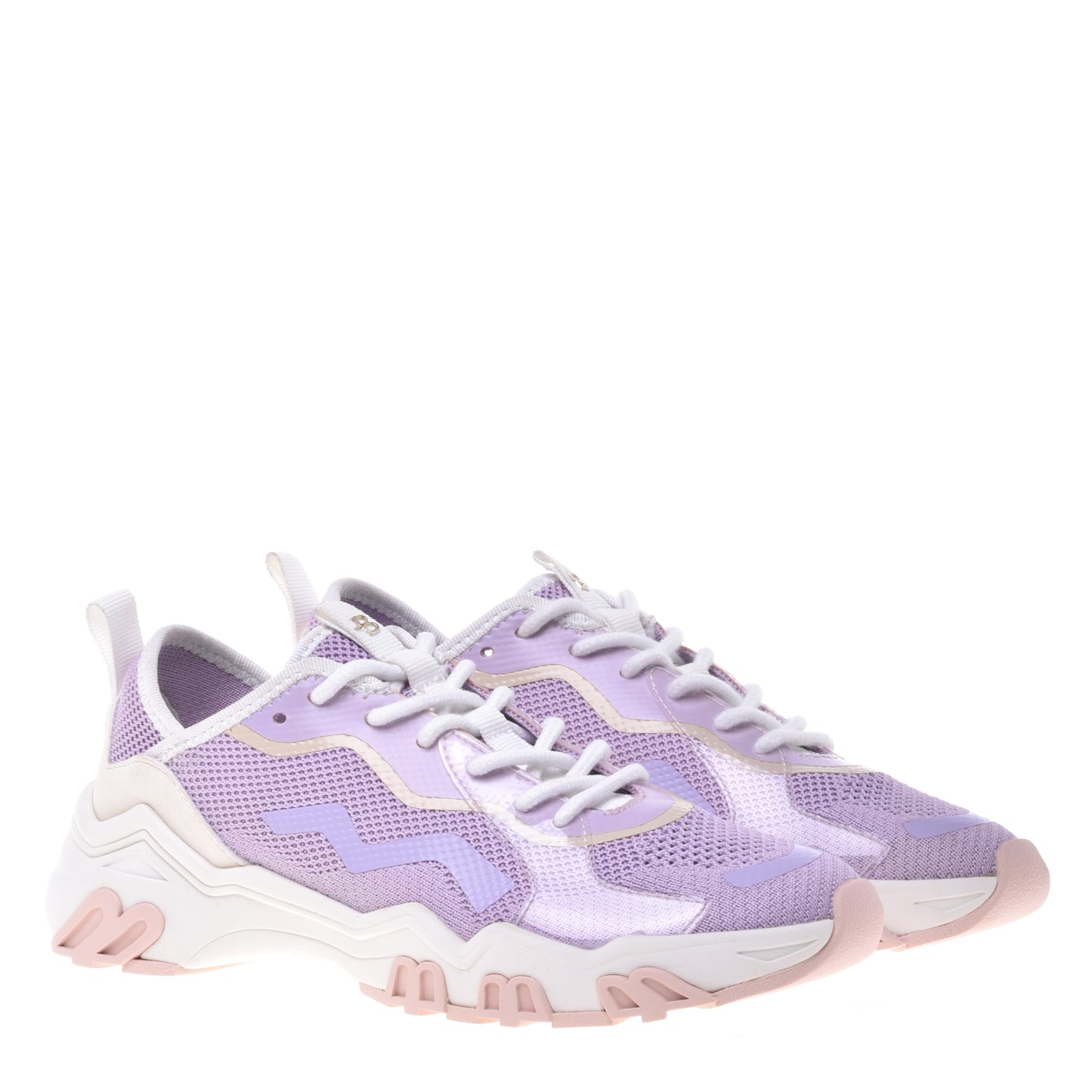 Sneakers lilas en éco-cuir
