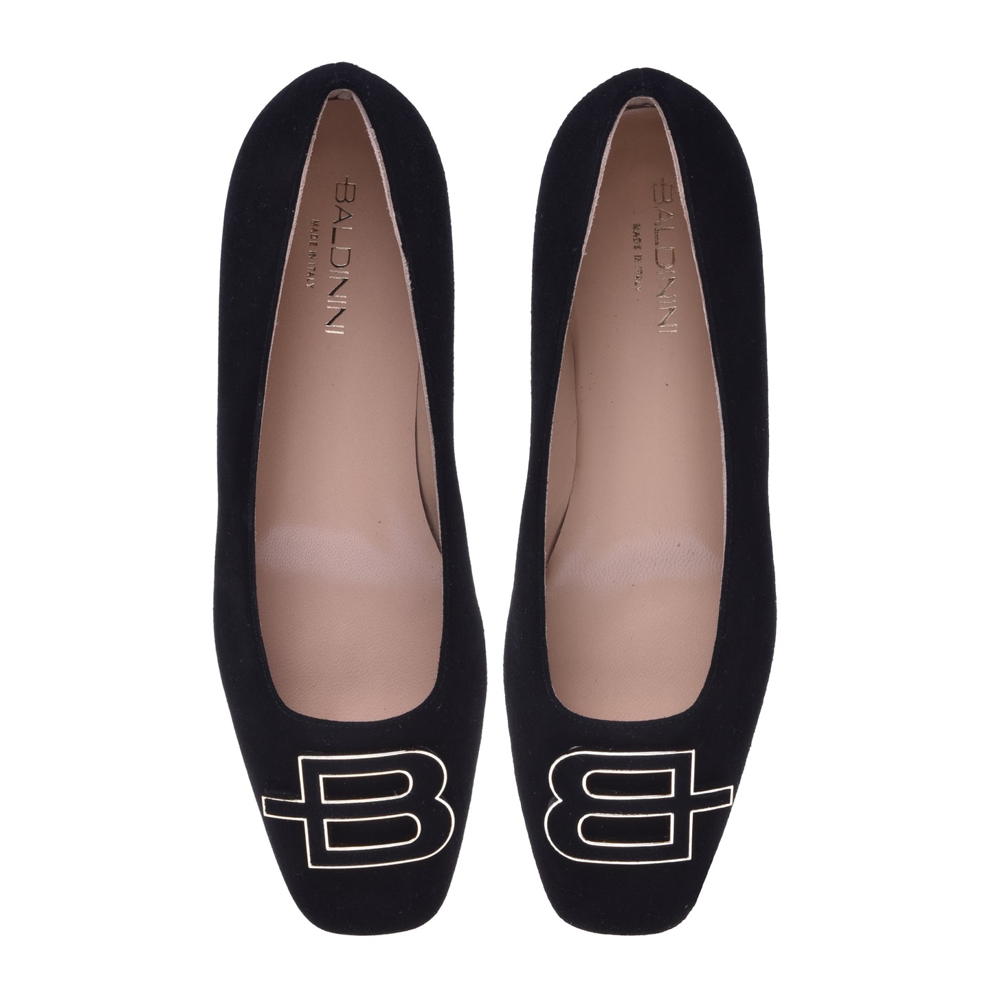 Ballerines en daim noir