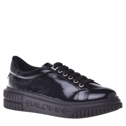 Baskets en naplak noir