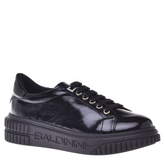 Baskets en naplak noir