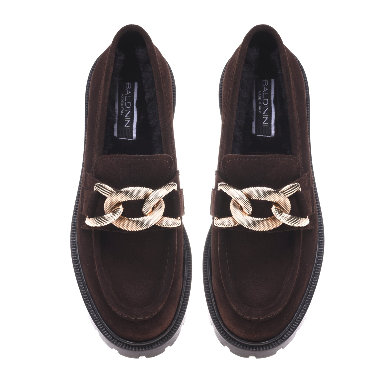 Mocassins marrons en daim