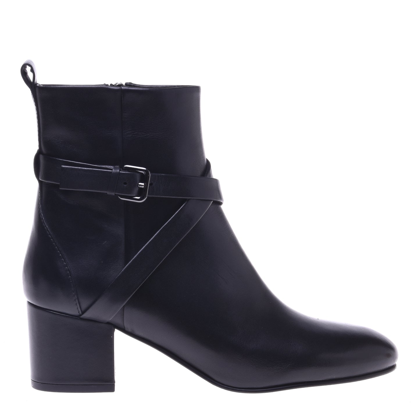 Bottines noires en cuir