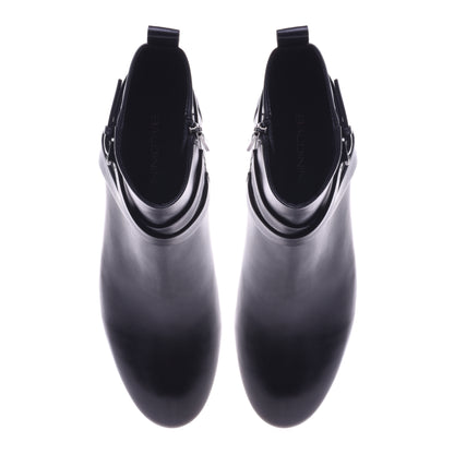 Bottines noires en cuir