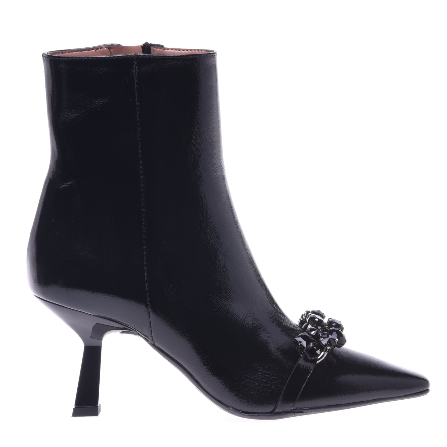 Bottines en naplak noir