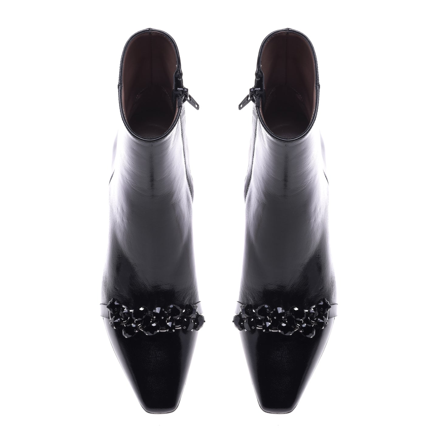 Bottines en naplak noir