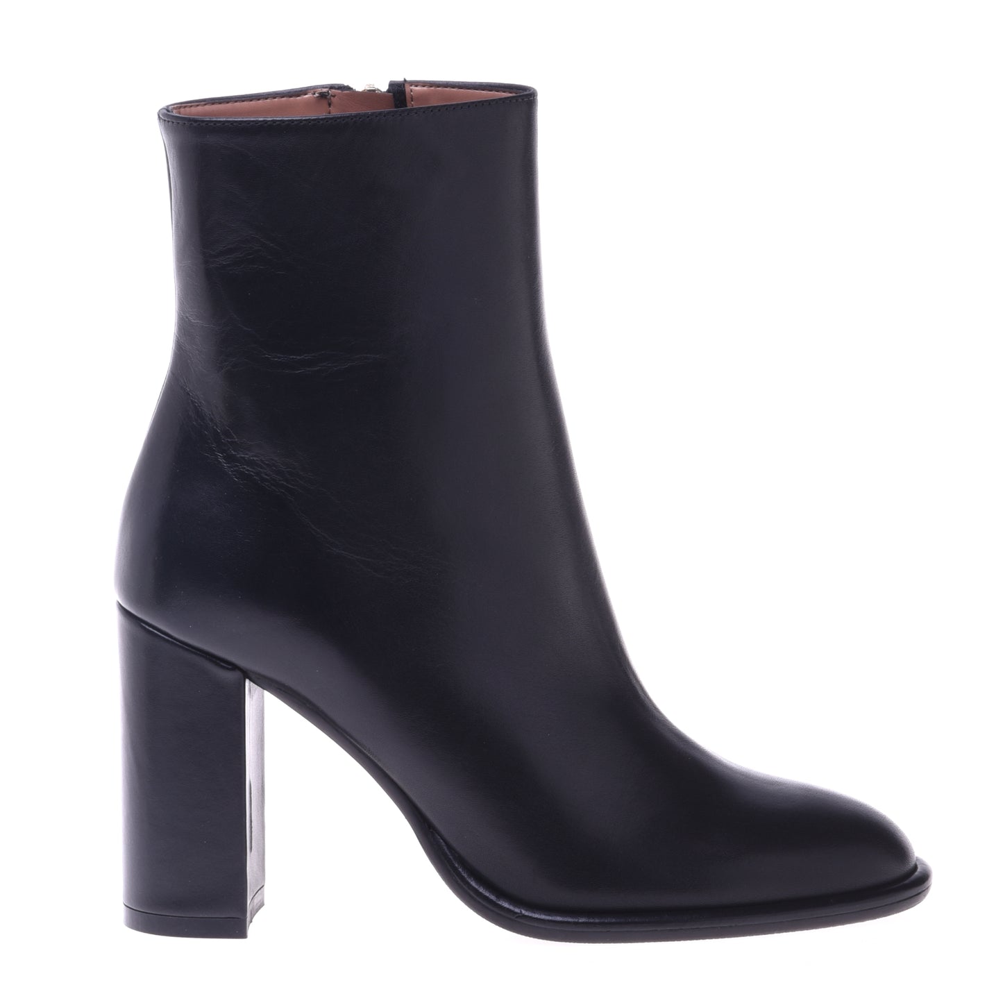 Bottines noires en cuir