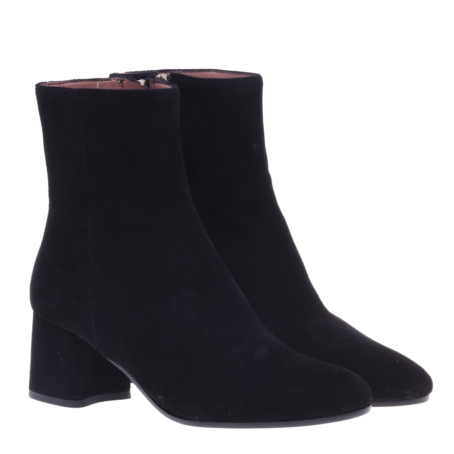 Bottines en daim noir