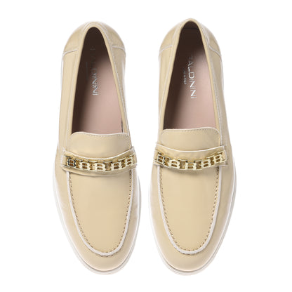 Mocassino in naplak beige