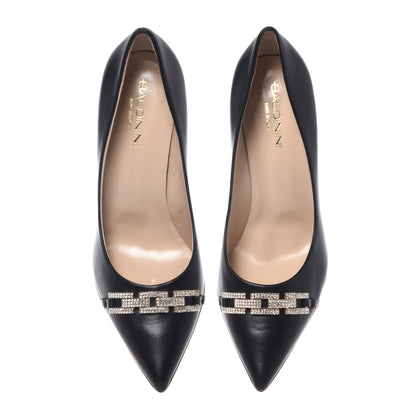 Escarpin en nappa noir
