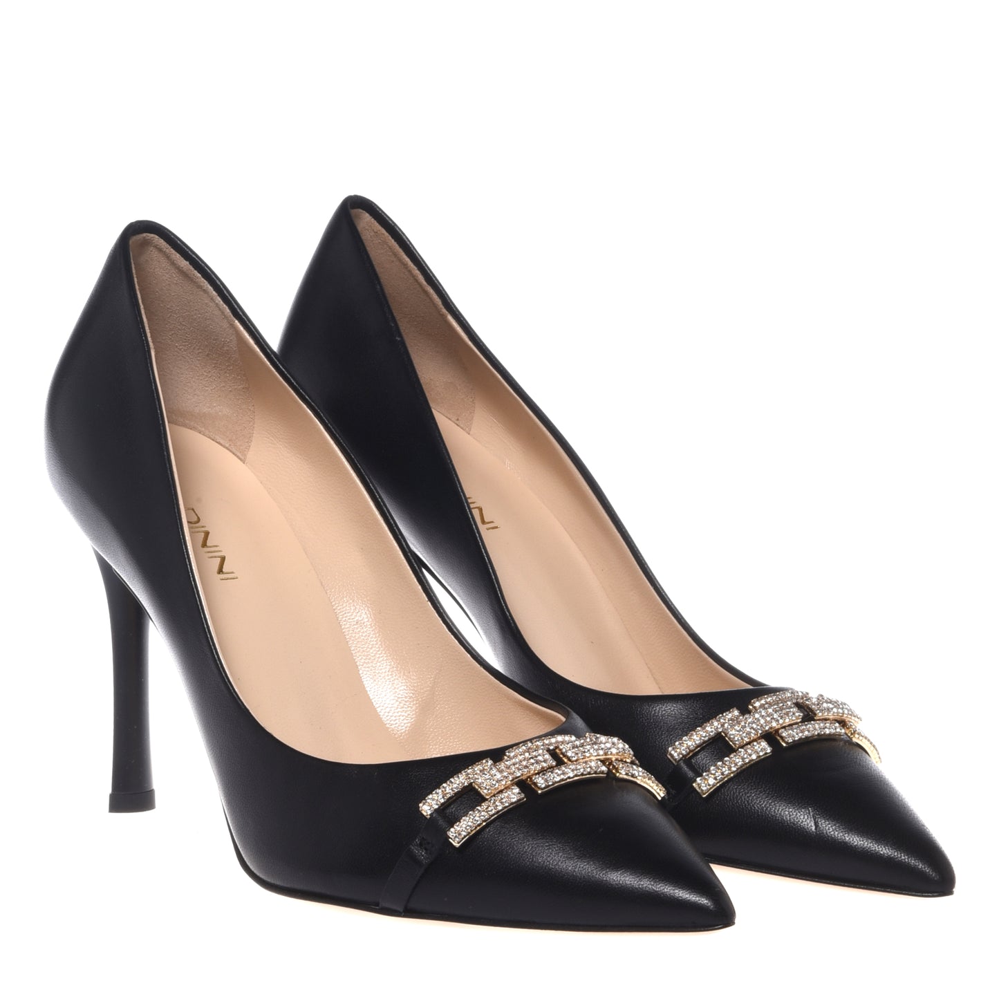 Escarpin en nappa noir