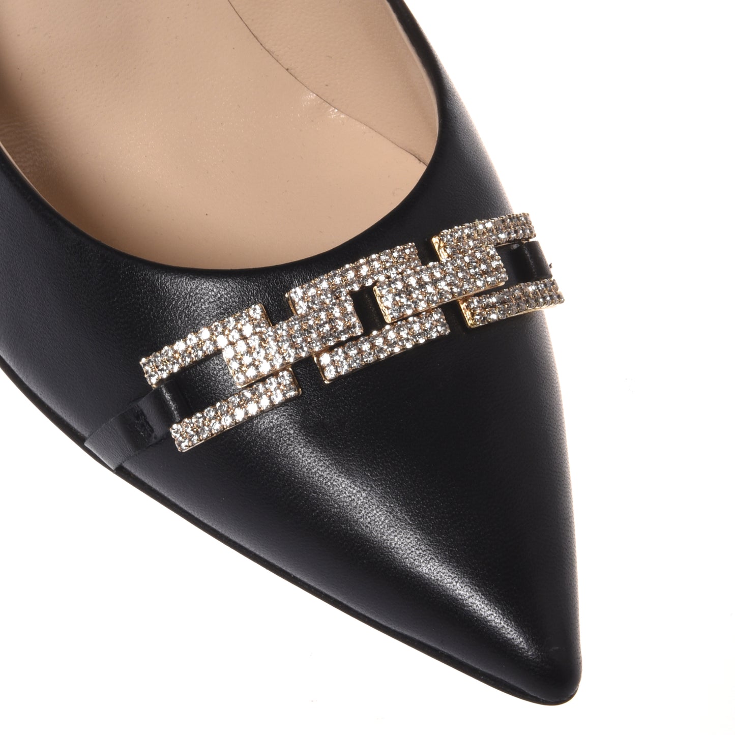 Escarpin en nappa noir