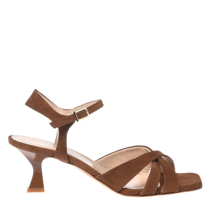 Sandale en daim cuir