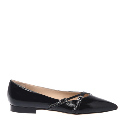 Black naplak ballerina