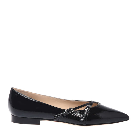 Black naplak ballerina