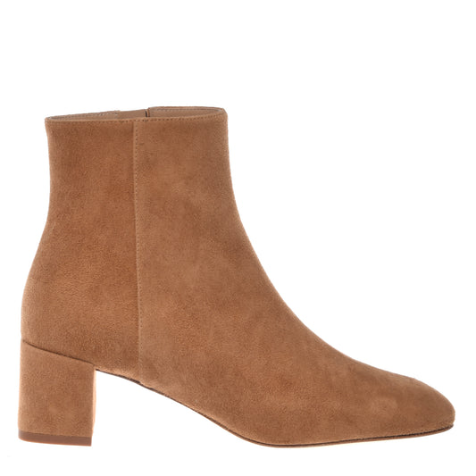 Stivaletto in pelle scamosciata