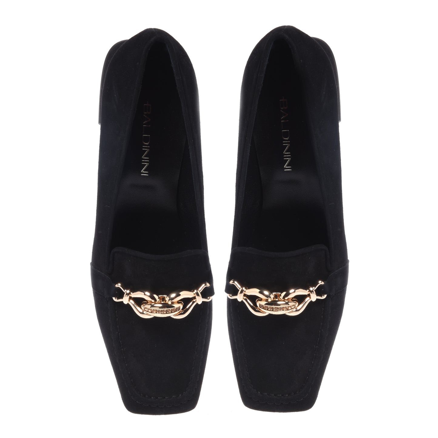 Mocassini in camoscio nero