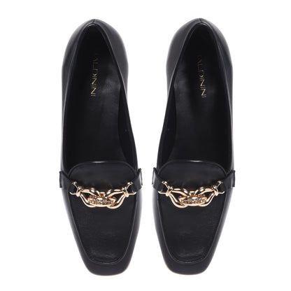 Mocassini in nappa nera