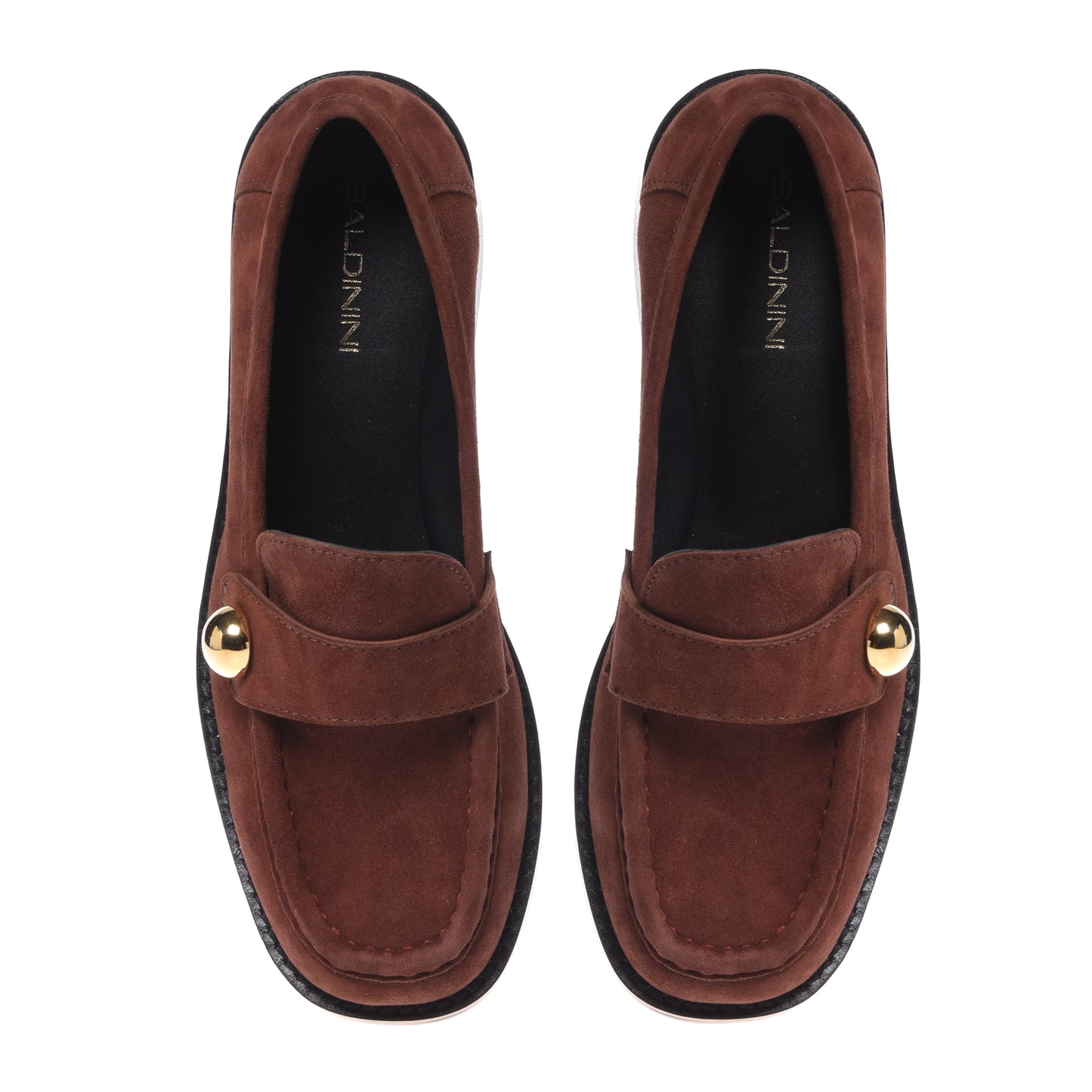 Mocassini in camoscio marrone