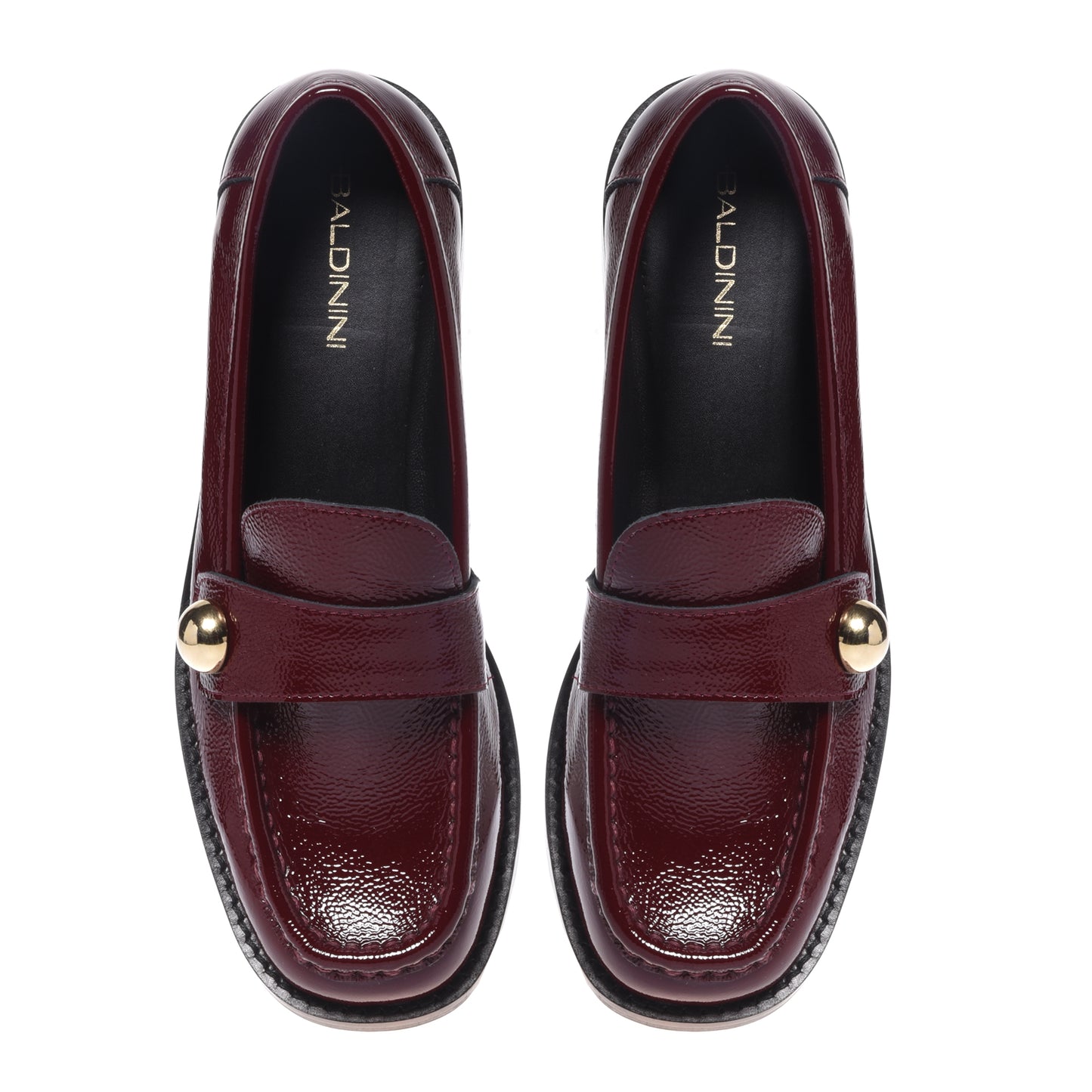 Burgundy Naplak Loafers