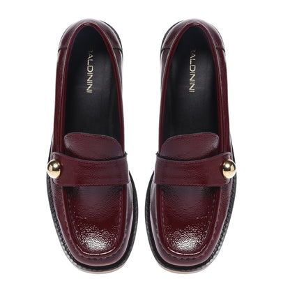 Burgundy Naplak Loafers