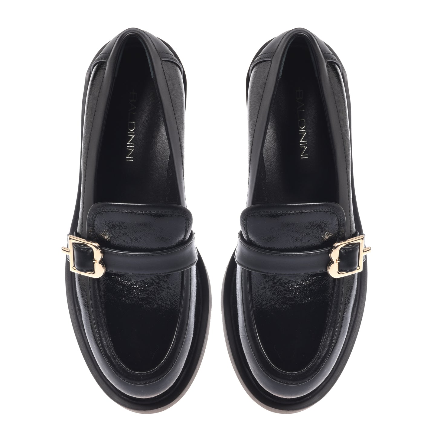 Black nappa loafer