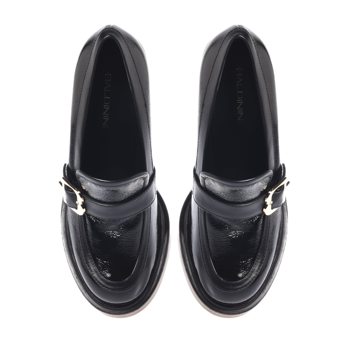 Black nappa loafer