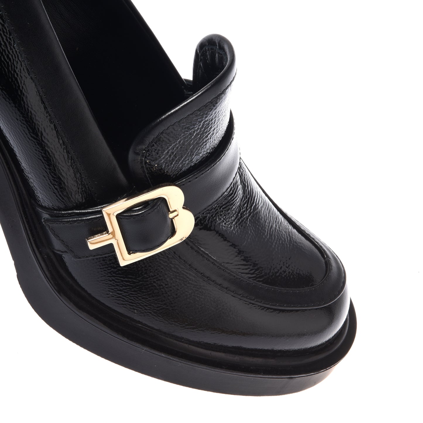Black nappa loafer