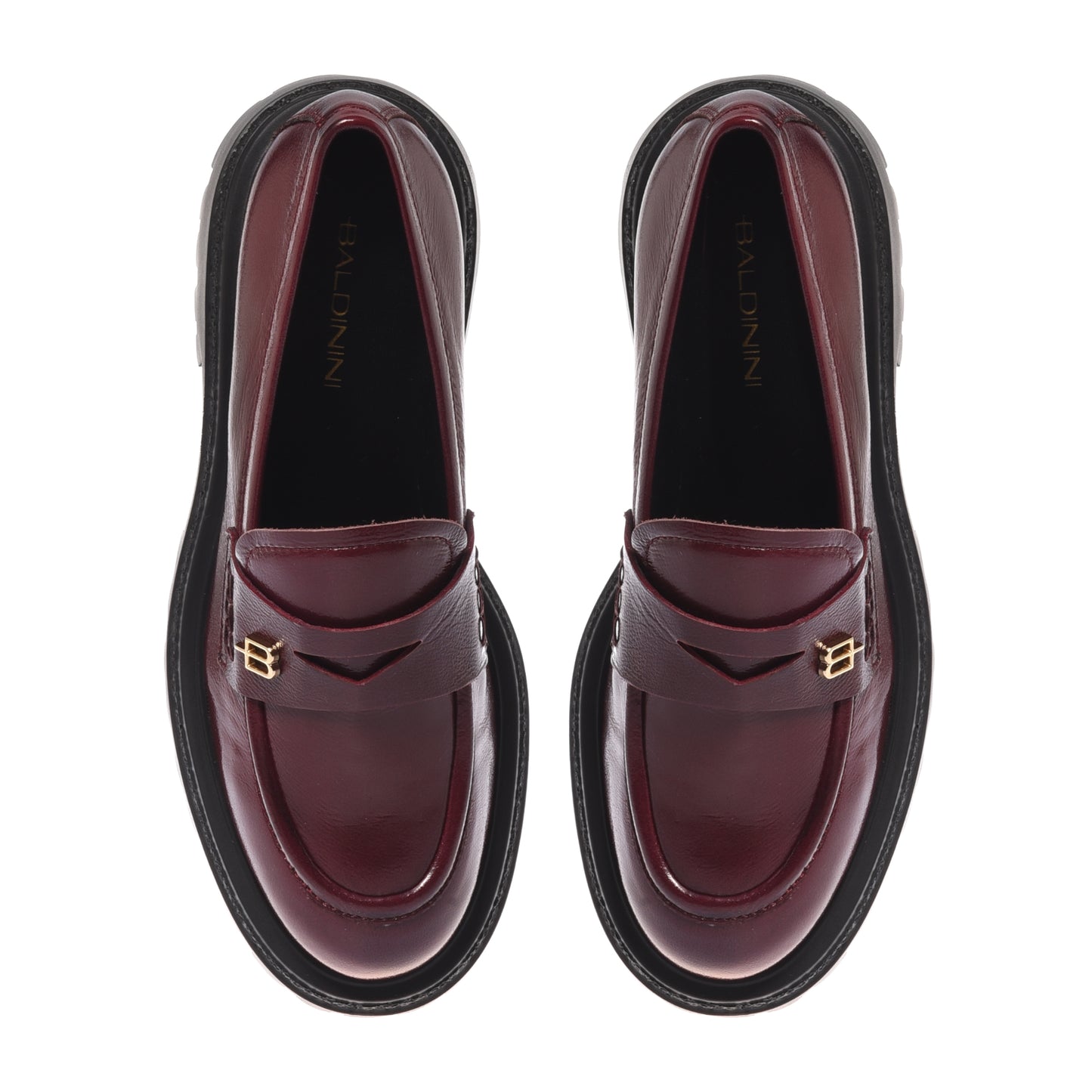 Burgundy Naplak Loafers