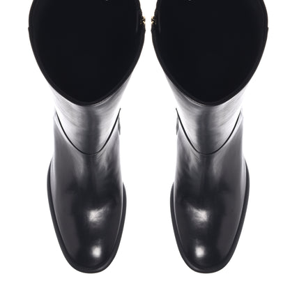 Stivali in nappa nera