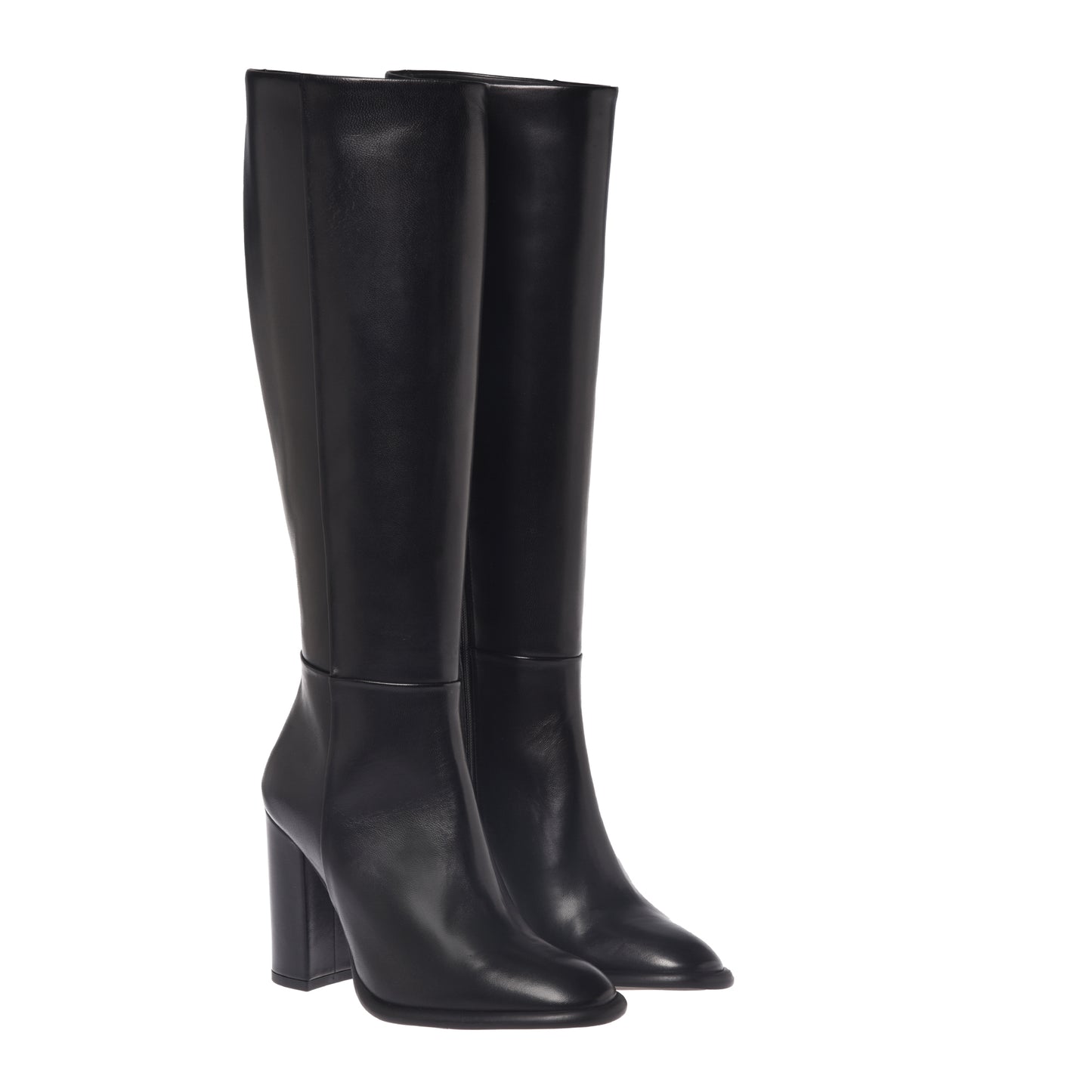 Stivali in nappa nera